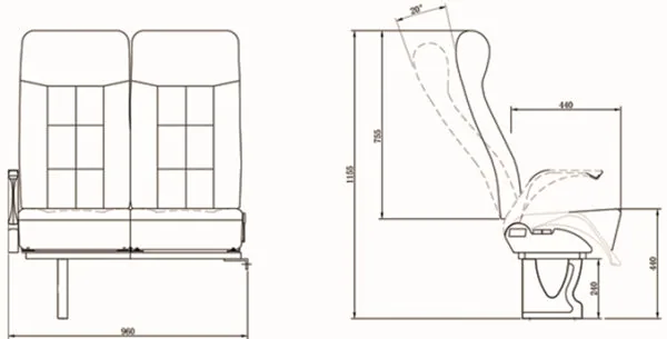 Business Luxury Seat KH-08, view 5