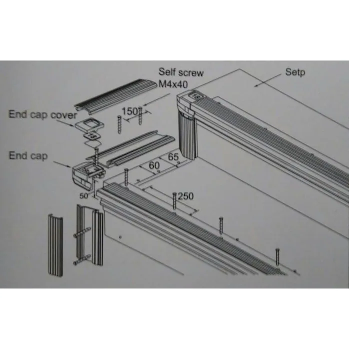 LED Luxury Step Lamp, view 4