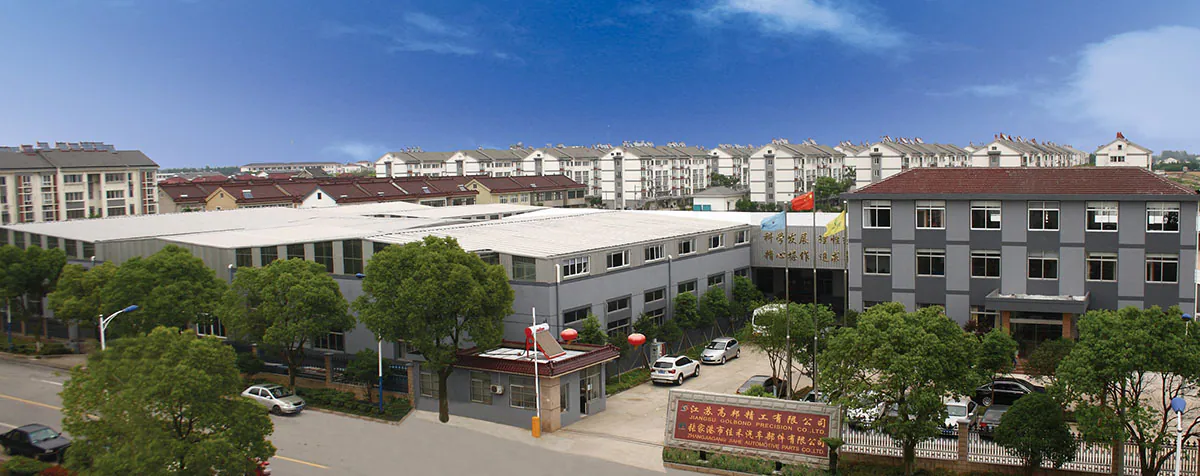 Jiahe seat factory in Changyinsha, Zhangjiagang, seen from the air